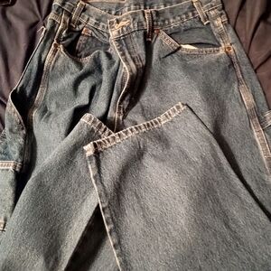 Levi's Blue Denim Carpenter Jeans